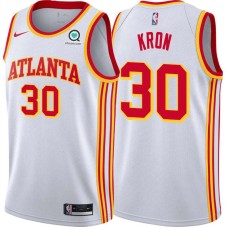 Atlanta Hawks #30 Tommy Kron Jersey -White