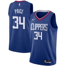 LA Clippers #34 Tony Price Jersey -Blue