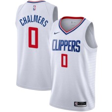 LA Clippers #0 Lionel Chalmers Jersey -White