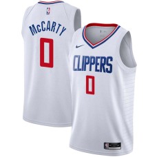 LA Clippers #0 Walter McCarty Jersey -White