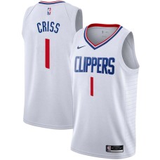 LA Clippers #1 Charlie Criss Jersey -White