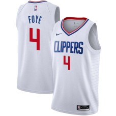 LA Clippers #4 Randy Foye Jersey -White