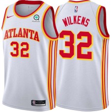 Atlanta Hawks #32 Lenny Wilkens Jersey -White