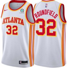 Atlanta Hawks #32 Dan Roundfield Jersey -White