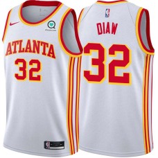 Atlanta Hawks #32 Boris Diaw Jersey -White