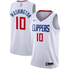 LA Clippers #10 Duane Washington Jersey -White