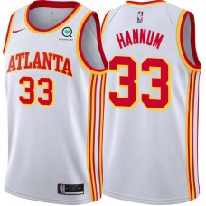 Atlanta Hawks #33 Alex Hannum Jersey -White