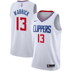 LA Clippers #13 Bryan Warrick Jersey -White