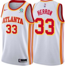 Atlanta Hawks #33 Keith Herron Jersey -White