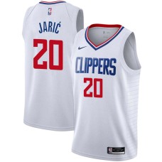 LA Clippers #20 Marko Jaric Jersey -White