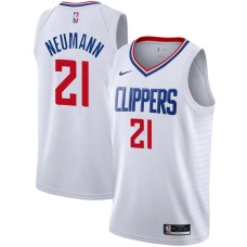 LA Clippers #21 Johnny Neumann Jersey -White