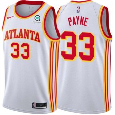 Atlanta Hawks #33 Adreian Payne Jersey -White