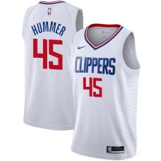 LA Clippers #45 John Hummer Jersey -White