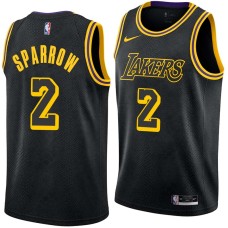 Los Angeles Lakers #2 Rory Sparrow Jersey -Black 2017-2018 City