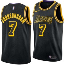 Los Angeles Lakers #7 Darius Johnson-Odom Jersey -Black 2017-2018 City