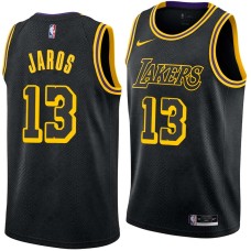 Los Angeles Lakers #13 Tony Jaros Jersey -Black 2017-2018 City