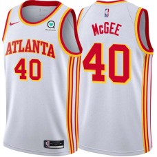 Atlanta Hawks #40 Mike McGee Jersey -White