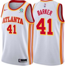 Atlanta Hawks #41 Tom Barker Jersey -White