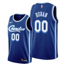 Los Angeles Lakers #00 Johnny Horan Jersey -Blue Crenshaw