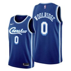 Los Angeles Lakers #0 Orlando Woolridge Jersey -Blue Crenshaw