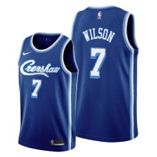 Los Angeles Lakers #7 Trevor Wilson Jersey -Blue Crenshaw