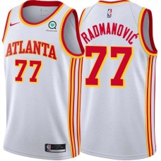 Atlanta Hawks #77 Vladimir Radmanovic Jersey -White