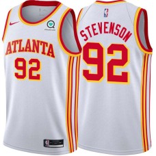 Atlanta Hawks #92 DeShawn Stevenson Jersey -White