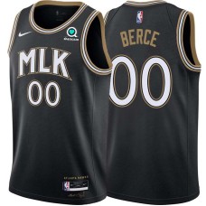 Atlanta Hawks #00 Gene Berce Jersey -Black 2020-21 City