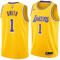 Los Angeles Lakers #1 Joe Smith Jersey -Gold