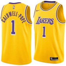 Los Angeles Lakers #1 Kentavious Caldwell-Pope Jersey -Gold