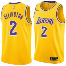 Los Angeles Lakers #2 Wayne Ellington Jersey -Gold