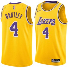 Los Angeles Lakers #4 Adrian Dantley Jersey -Gold