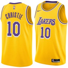 Los Angeles Lakers #10 Max Christie Jersey -Gold