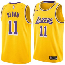 Los Angeles Lakers #11 Mike Bloom Jersey -Gold