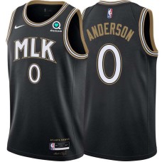 Atlanta Hawks #0 Greg Anderson Jersey -Black 2020-21 City