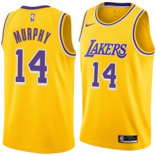 Los Angeles Lakers #14 Troy Murphy Jersey -Gold