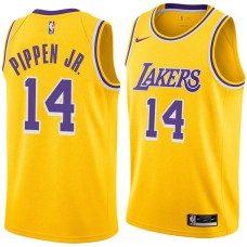 Los Angeles Lakers #14 Scotty Pippen Jr Jersey -Gold