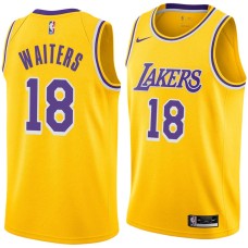 Los Angeles Lakers #18 Dion Waiters Jersey -Gold