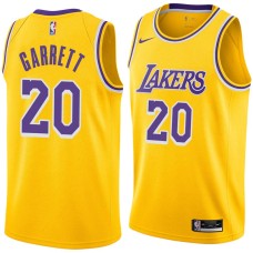 Los Angeles Lakers #20 Dick Garrett Jersey -Gold