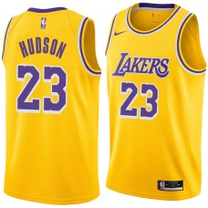 Los Angeles Lakers #23 Lou Hudson Jersey -Gold