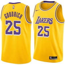 Los Angeles Lakers #25 Gail Goodrich Jersey -Gold