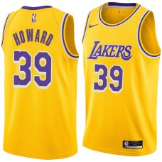 Los Angeles Lakers #39 Dwight Howard Jersey -Gold