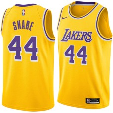 Los Angeles Lakers #44 Chuck Share Jersey -Gold