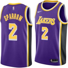 Los Angeles Lakers #2 Rory Sparrow Jersey -Purple