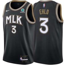 Atlanta Hawks #3 Craig Ehlo Jersey -Black 2020-21 City