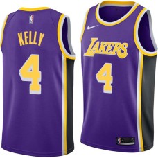 Los Angeles Lakers #4 Ryan Kelly Jersey -Purple