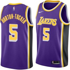 Los Angeles Lakers #5 Talen Horton-Tucker Jersey -Purple