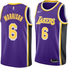 Los Angeles Lakers #6 Adam Morrison Jersey -Purple