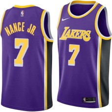 Los Angeles Lakers #7 Larry Nance Jr Jersey -Purple