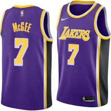 Los Angeles Lakers #7 JaVale McGee Jersey -Purple